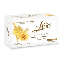 [RCJABLAC150] JABON LIRIO AVENA MIEL 150GR.