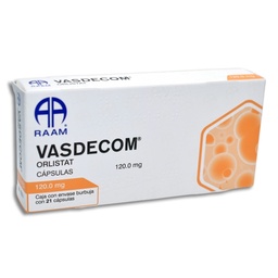 [RMORLVAS120] VASDECOM 120MG.C/21CAP.