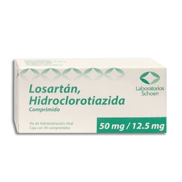 [SCLOH51230T] LOSAR.HID.SHOEN 50/12.5MG.30TAB.