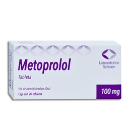 [SCMETS1020T] METOPROLOL SCHOEN 100MG.20TAB.
