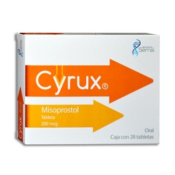 [SEMISMIS28T] MISOPROSTOL CYRUX 200MG.28TAB.