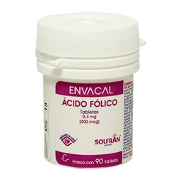 [SRACF0.490T] ACIDO FOLICO ENVACAL 0.4MG.90TAB.
