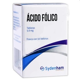 [SYACFS5M50T] ACIDO FOLICO SYDENHAM 5MG.50TAB.