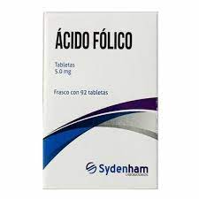 [SYACFS5M92T] ACIDO FOLICO SYDENHAM 5MG.92TAB.