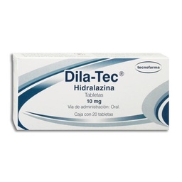 [TEHIDDIL20T] HIDRALAZINA DILA-TEC 10MG.C/20TAB.
