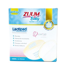 [UCPROLAC24P] PROTECTOR LACTANTE ZUUM 24PZA.