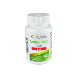 [ULAMLAV5100] AMLODIPINO AVIVIA 5MG.100TAB.