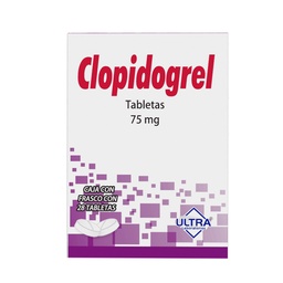 [ULCLO75M28T] CLOPIDOGREL ULTRA 75MG.C/28TAB.