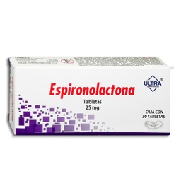 [ULESPNOL30T] ESPIRONOLACTONA ULTRA 25MG.C/30TAB.