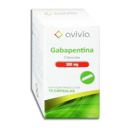 [ULGAB30015C] GABAPENTINA AVIVIA 300MG.15CAP.