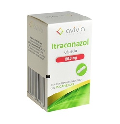 [ULITR10015C] ITRACONAZOL AVIVIA 100MG.15CAP.