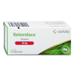 [ULKETA1010T] KETOROLACO AVIVIA 10MG.10TAB.