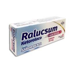 [ULKETR306TA] KETOROLACO RALUCSUM 30MG.6TAB.