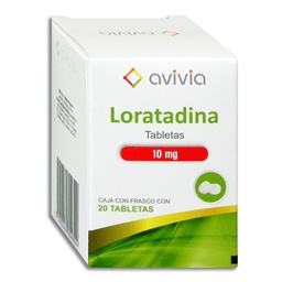 [ULLORA1010T] LORATADINA AVIVIA 10MG.20TAB.