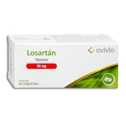 [ULLOS50M60T] LOSARTAN AVIVIA 50MG.60TAB.