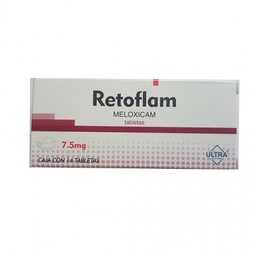[ULMELRET75] MELOXICAM RETOFLAM 7.5MG.C/14TAB.
