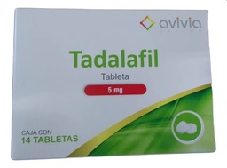 [ULTADA5M14T] TADALAFIL AVIVIA 5MG.14TAB.