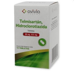 [ULTHIA8014T] TELMIS.HID.AVIVIA 80/12.5MG.14TAB.