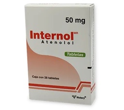 [VIATEINT50] ATENOLOL INTERNOL 50MG.C/28TAB.
