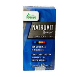 [VIMULNAH60T] NATRUVIT HOMBRE 60TAB.
