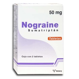 [VISUMNOG50] NOGRAINE 50MG.C/2TAB.