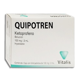 [VSKETK106AM] KETOPROFENO QUIPOTREN VITALIS 6AMP.