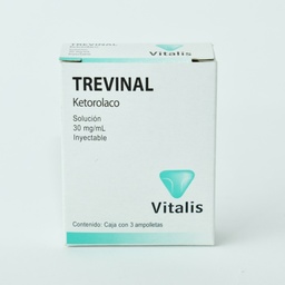 [VSKETA303AM] KETOROLACO TREVINAL VITALIS 30MG.3AMP.