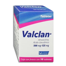 [WAAACVAL500] VALCLAN 500/125MG.C/10TAB.