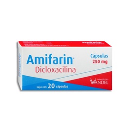 [WADICAMI250] DICLOXACILINA AMIFARIN 250MG.C/20CAP.