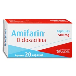 [WADICAMI500] DICLOXACILINA AMIFARIN 500MG.C/20CAP.