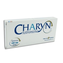 [WEAZICHA3TA] AZITROMICINA CHARYN 500MG.C/3TAB.