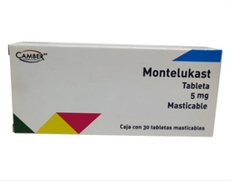 [CBMONC5M30T] MONTELUKAST CAMBER 5MG.30TAB.