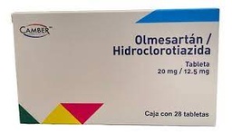 [CBOHIC2028T] OLMESAR.HIDR.CAMBER 20/12.5MG.28TAB.