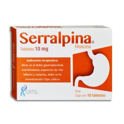 [SEHIOS1010T] BUTILHIOSCINA SERRALPINA 10MG.10TAB.