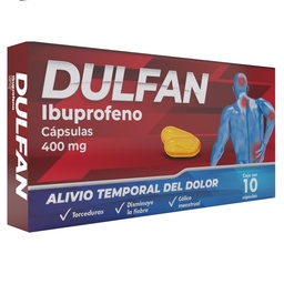 [VTIBUD4010C] IBUPROFENO DULFAN 400MG.10CAP.