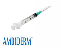 [AIJER20G1PZ] JERINGA AMBIDERM 20X38 10ML 1PZA.