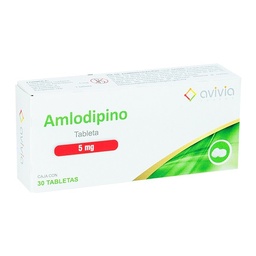 [ULAMLAV530T] AMLODIPINO AVIVIA 5MG.30TAB.