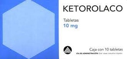 [MAKETMED10T] KETOROLACO MEDIGEN 10MG.10TAB.