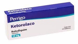[QUKETP1010T] KETOROLACO PERRIGO 10MG.10TAB.