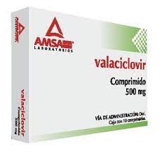 [AMVALA5010T] VALACICLOVIR AMSA 500MG.10TAB.