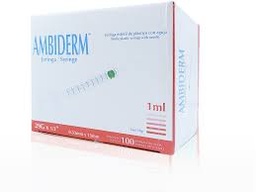 [AIJERA29100] JERINGA AMBIDERM 29X13 1ML.100PZAS.