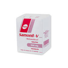 [IQMETSAM10T] METRONIDAZOL SAMONIL-V 500MG.10TAB.