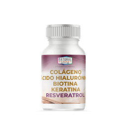 [NNCABNAT120] COLAGENO NATURAL E.AC.HIAL.BIOT.KER.RESV.120CAP.