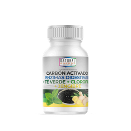 [NECAENAE120] CARBON + ENZIMAS NATURAL E.120CAP.