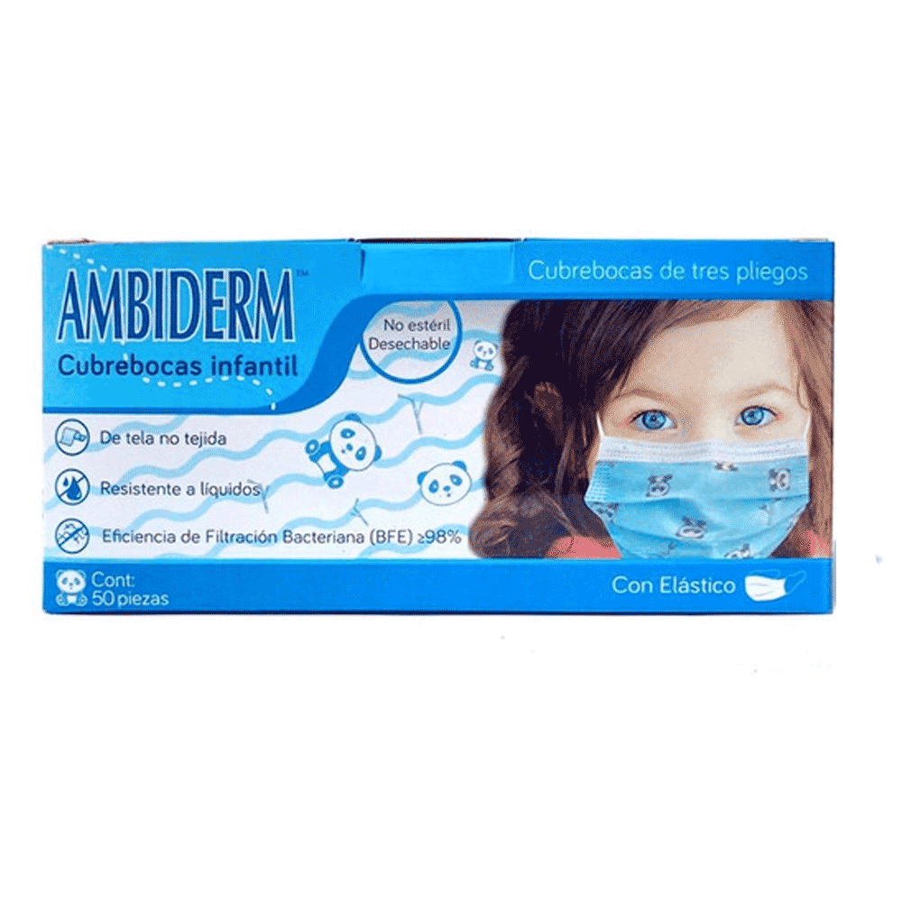 CUBREBOCA  AMBIDERM 3PL.INF.PAND.50