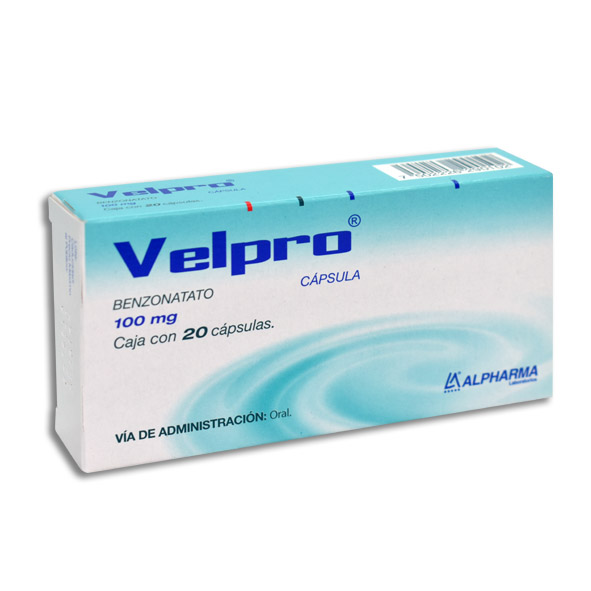 VELPRO 100MG. C/20P.