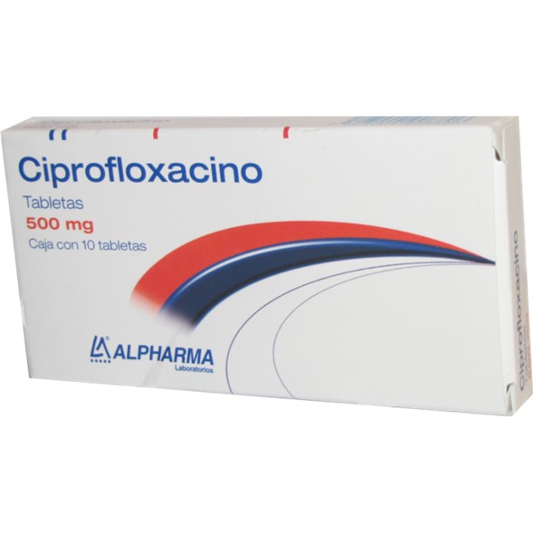 CIPROFLOX.ALPHARMA 500MG.10TAB.