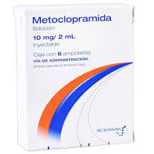 METOCLOPRAM.ALPHARMA INY.100MG.6AMP.