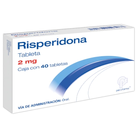 RISPERIDONA PSICOFARMA 2MG.40TAB.
