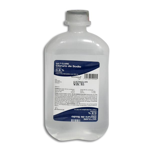 CLORURO DE SODIO ALPHARMA 500ML.